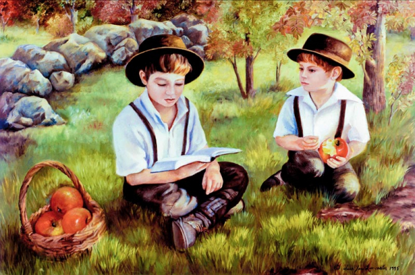 Apple of His Fathers Eyes Apple of His Fathers Eyes, 34" x 24" oil on canvas