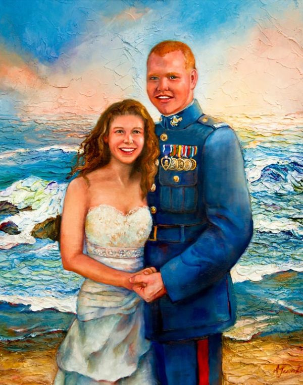 Tim and Sarah Fallon Tim and Sarah Fallon, 24" x 30" oil on linen
